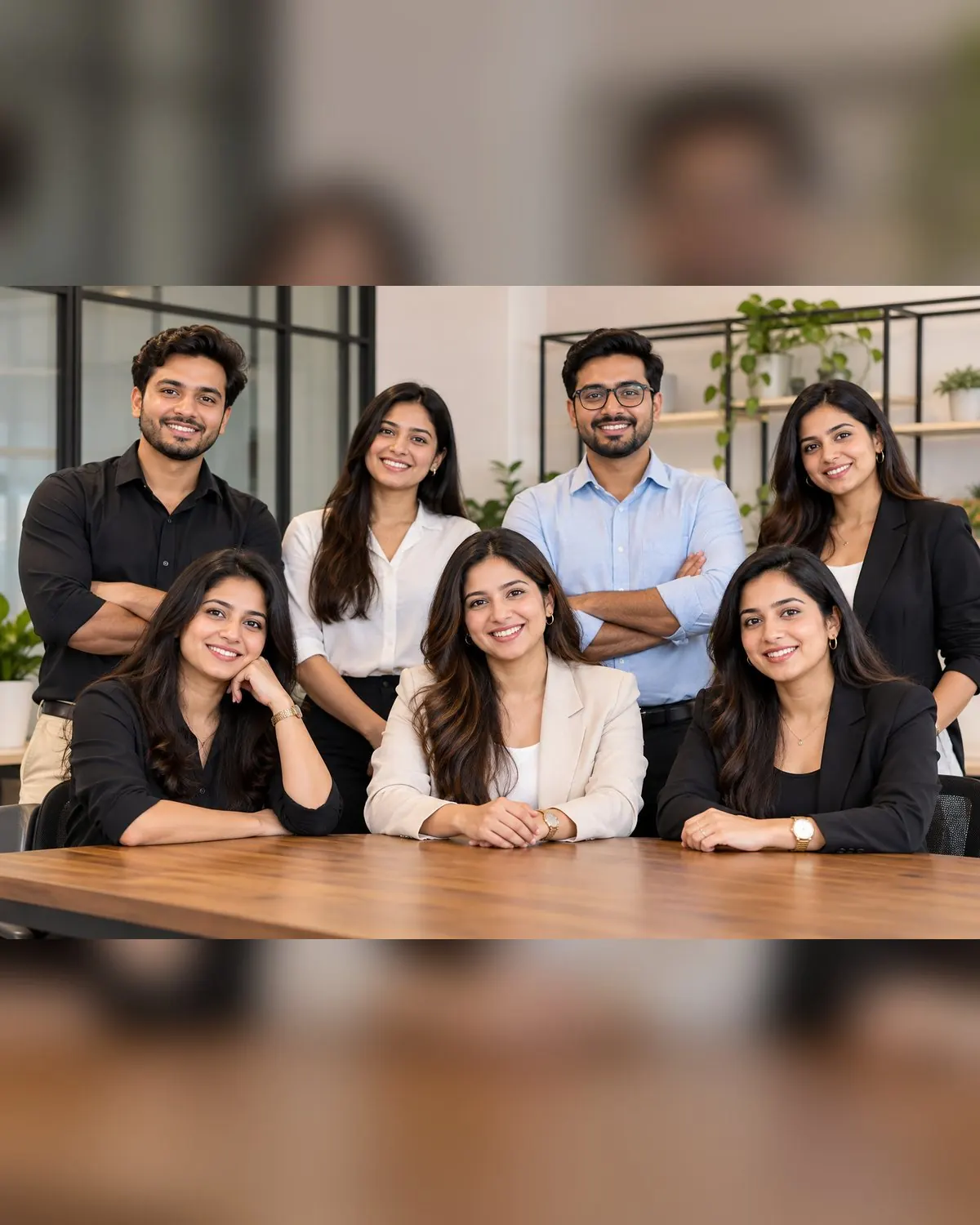 Corporate team portrait for company website and branding